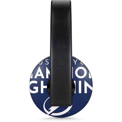 NHL 2020 Stanley Cup Champions Lightning PlayStation 4 Gold Wireless Headset Skin