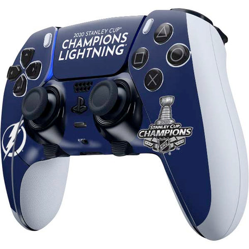 NHL 2020 Stanley Cup Champions Lightning PS5 DualSense Edge Pro Controller Skin