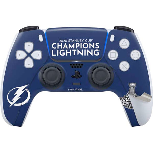 NHL 2020 Stanley Cup Champions Lightning PS5 Pro Bundle Skin
