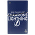 NHL 2020 Stanley Cup Champions Lightning PS5 Slim Digital Edition Console Skin