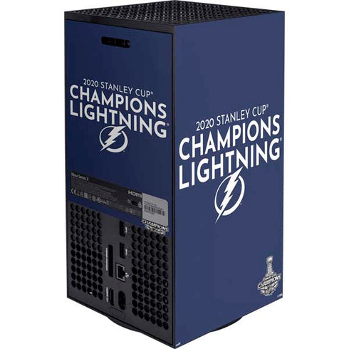 NHL 2020 Stanley Cup Champions Lightning Xbox Series X Bundle Skin