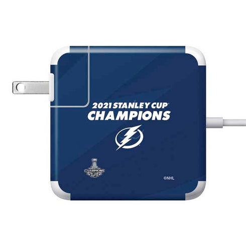 NHL 2021 Stanley Cup Champions Tampa Bay Lightning 85W Power Adapter (15 and 17 inch MacBook Pro Charger) Skin