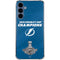 NHL 2021 Stanley Cup Champions Tampa Bay Lightning Galaxy A55 5G Clear Case