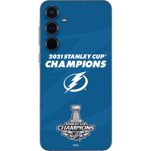 NHL 2021 Stanley Cup Champions Tampa Bay Lightning Galaxy A55 5G Skin