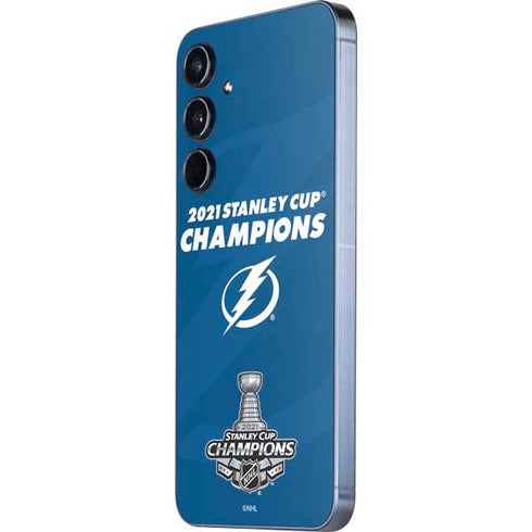 NHL 2021 Stanley Cup Champions Tampa Bay Lightning Galaxy A55 5G Skin