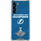 NHL 2021 Stanley Cup Champions Tampa Bay Lightning Galaxy S24 FE Clear Case