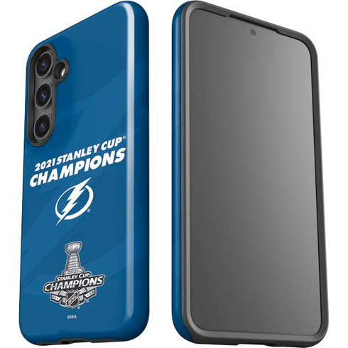 NHL 2021 Stanley Cup Champions Tampa Bay Lightning Galaxy S25 Impact Case
