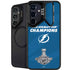 NHL 2021 Stanley Cup Champions Tampa Bay Lightning Galaxy S24 Plus Kickstand Case