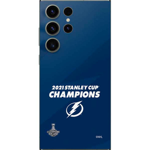 NHL 2021 Stanley Cup Champions Tampa Bay Lightning Galaxy S25 Ultra Skin