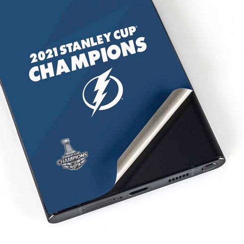 NHL 2021 Stanley Cup Champions Tampa Bay Lightning Galaxy S25 Ultra Skin