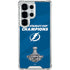 NHL 2021 Stanley Cup Champions Tampa Bay Lightning Galaxy S25 Ultra Clear Case