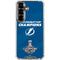 NHL 2021 Stanley Cup Champions Tampa Bay Lightning Galaxy S26 Plus Clear Case