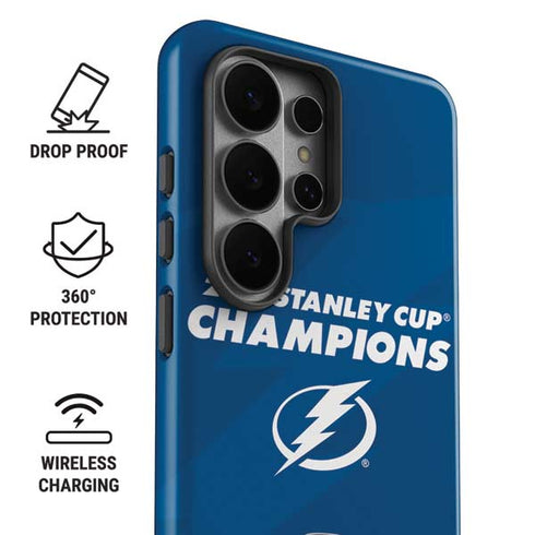 NHL 2021 Stanley Cup Champions Tampa Bay Lightning Galaxy S26 Ultra Impact Case