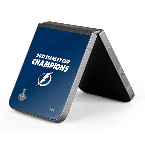 NHL 2021 Stanley Cup Champions Tampa Bay Lightning Galaxy Z Flip6 Skin