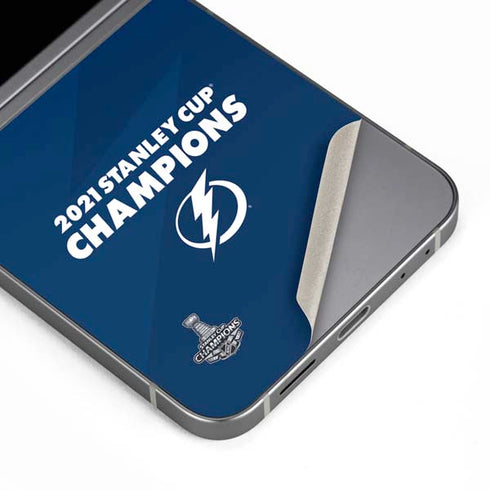 NHL 2021 Stanley Cup Champions Tampa Bay Lightning Galaxy Z Flip6 Skin