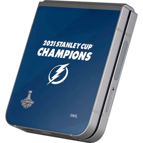 NHL 2021 Stanley Cup Champions Tampa Bay Lightning Galaxy Z Flip6 Skin