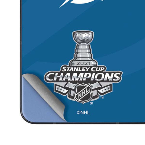 NHL 2021 Stanley Cup Champions Tampa Bay Lightning Galaxy Z Fold5 5G Skin