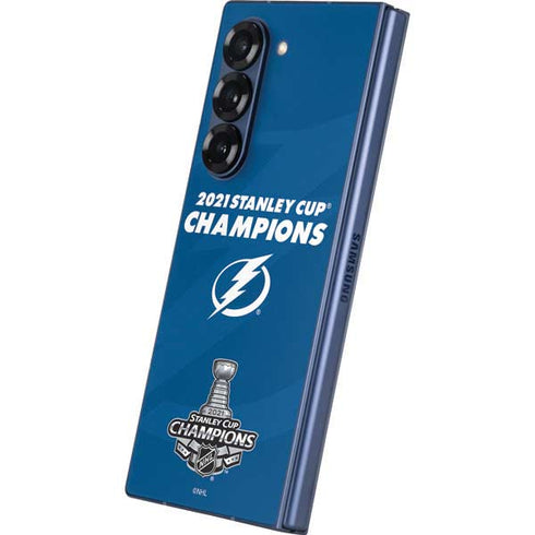 NHL 2021 Stanley Cup Champions Tampa Bay Lightning Galaxy Z Fold6 Skin