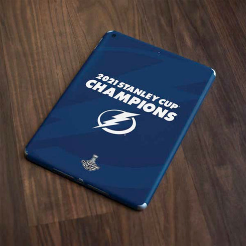 NHL 2021 Stanley Cup Champions Tampa Bay Lightning Apple iPad Skin