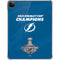 NHL 2021 Stanley Cup Champions Tampa Bay Lightning iPad Pro 11in (2024) Clear Case