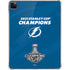 NHL 2021 Stanley Cup Champions Tampa Bay Lightning iPad Pro 11in (2024) Clear Case
