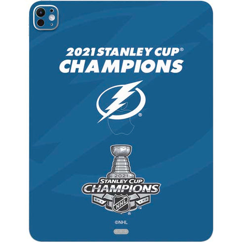 NHL 2021 Stanley Cup Champions Tampa Bay Lightning iPad Pro 13in M4 (2024) Skin