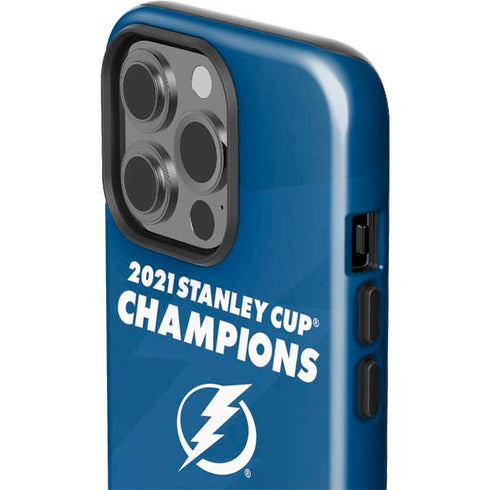 NHL 2021 Stanley Cup Champions Tampa Bay Lightning iPhone 15 Pro Impact Case