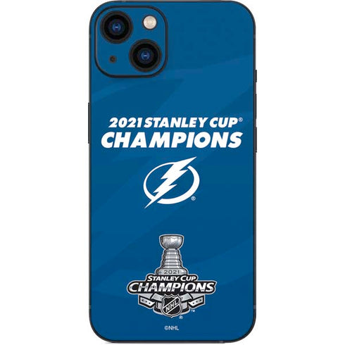 NHL 2021 Stanley Cup Champions Tampa Bay Lightning iPhone 15 Skin