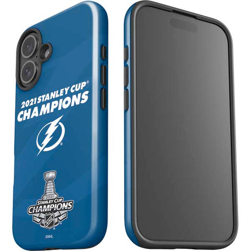 NHL 2021 Stanley Cup Champions Tampa Bay Lightning iPhone 16 Impact Case