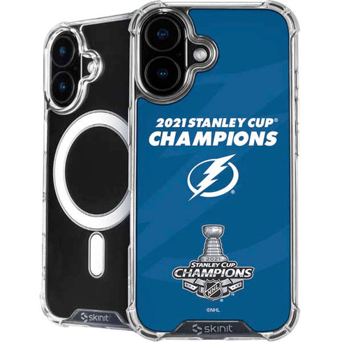 NHL 2021 Stanley Cup Champions Tampa Bay Lightning iPhone 16 MagSafe Case