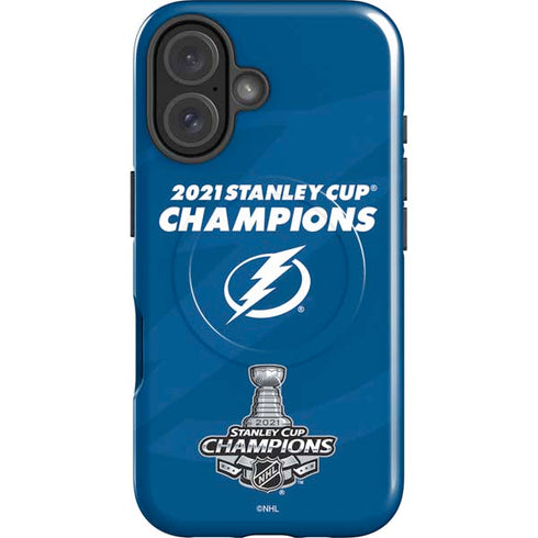 NHL 2021 Stanley Cup Champions Tampa Bay Lightning iPhone 16 Magsafe Impact Case