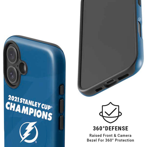 NHL 2021 Stanley Cup Champions Tampa Bay Lightning iPhone 16 Magsafe Impact Case