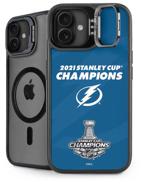 NHL 2021 Stanley Cup Champions Tampa Bay Lightning iPhone 16 Plus Kickstand Case