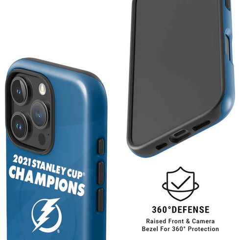NHL 2021 Stanley Cup Champions Tampa Bay Lightning iPhone 16 Pro Magsafe Impact Case