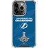 NHL 2021 Stanley Cup Champions Tampa Bay Lightning iPhone 16 Pro Max Clear Case