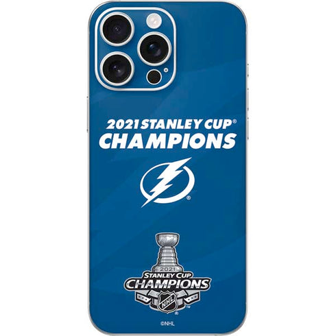 NHL 2021 Stanley Cup Champions Tampa Bay Lightning iPhone 16 Pro Max Skin