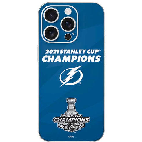 NHL 2021 Stanley Cup Champions Tampa Bay Lightning iPhone 16 Pro Skin