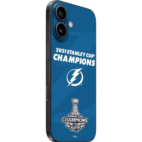 NHL 2021 Stanley Cup Champions Tampa Bay Lightning iPhone 16 Skin
