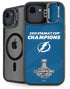 NHL 2021 Stanley Cup Champions Tampa Bay Lightning iPhone 16e Kickstand Case