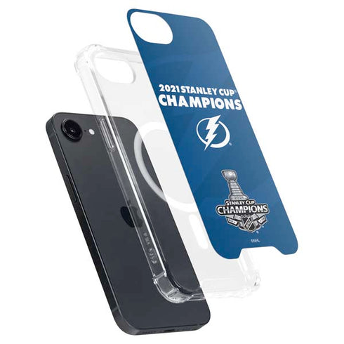 NHL 2021 Stanley Cup Champions Tampa Bay Lightning iPhone 16e MagSafe Case