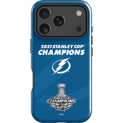 NHL 2021 Stanley Cup Champions Tampa Bay Lightning iPhone 18 Pro Impact Case