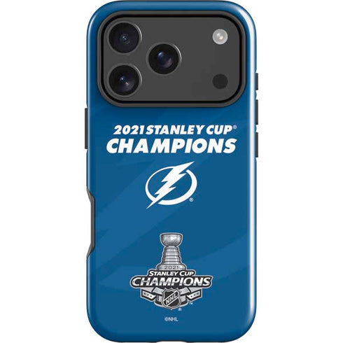 NHL 2021 Stanley Cup Champions Tampa Bay Lightning iPhone 18 Pro Max Impact Case