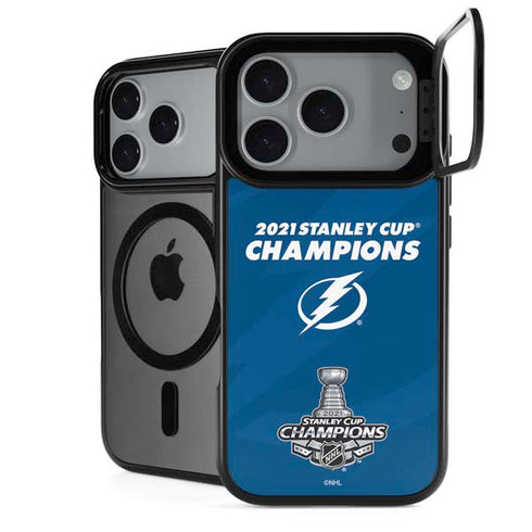 NHL 2021 Stanley Cup Champions Tampa Bay Lightning iPhone 18 Pro Max Kickstand Case