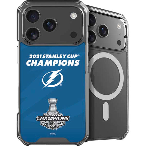 NHL 2021 Stanley Cup Champions Tampa Bay Lightning iPhone 18 Pro Max MagSafe Case