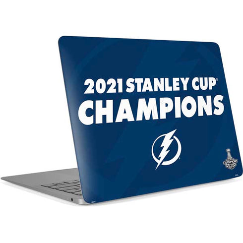 NHL 2021 Stanley Cup Champions Tampa Bay Lightning Apple MacBook Air Skin