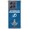 NHL 2021 Stanley Cup Champions Tampa Bay Lightning Moto G 5G (2025) Clear Case