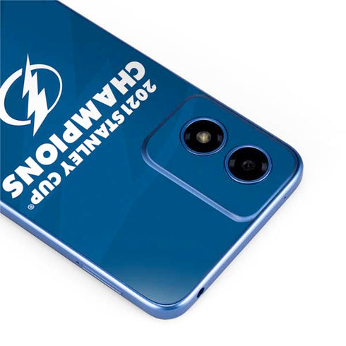 NHL 2021 Stanley Cup Champions Tampa Bay Lightning Moto G Play 4G (2024) Skin