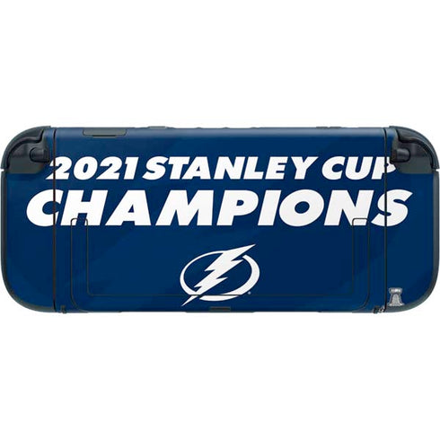 NHL 2021 Stanley Cup Champions Tampa Bay Lightning Nintendo Switch 2 (2025) with Joy-Con Skin