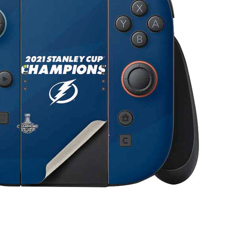 NHL 2021 Stanley Cup Champions Tampa Bay Lightning Nintendo Switch 2 (2025) Joy-Con Controller Skin