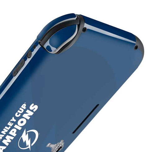 NHL 2021 Stanley Cup Champions Tampa Bay Lightning Nintendo Switch Lite Skin